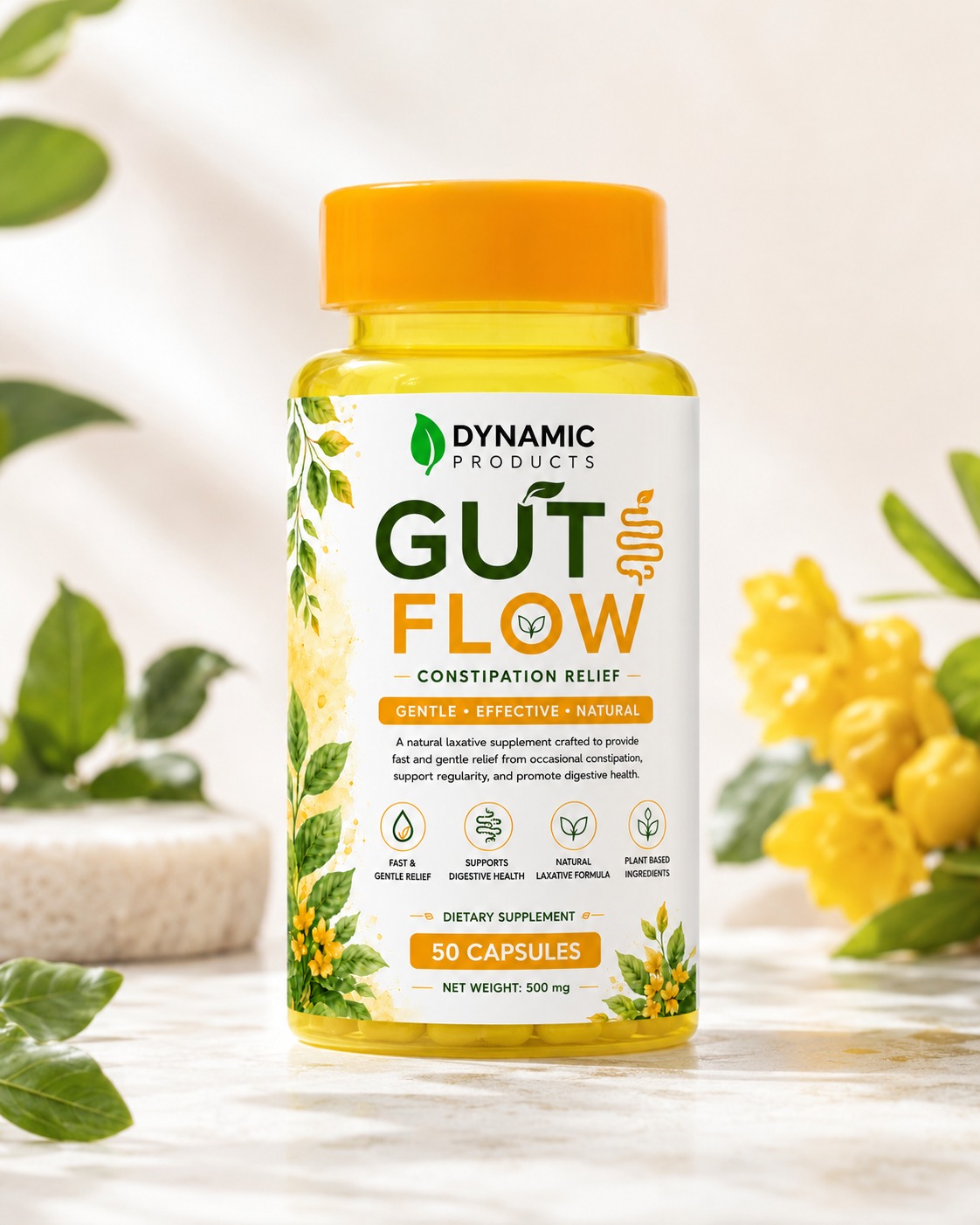 Gut Flow Constipation Relief Capsules